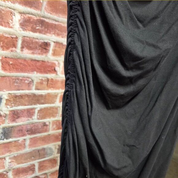 A New Day Bodycon Ruched Midi Dress – Women’s Size Large – Black – One-Shoulder - Picture 4 of 7